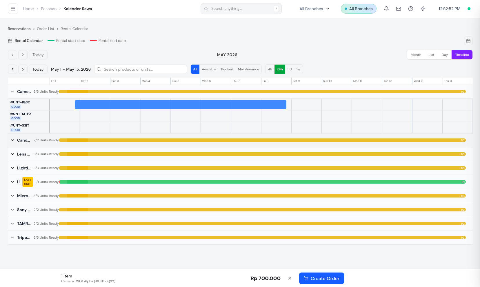 Booking Management